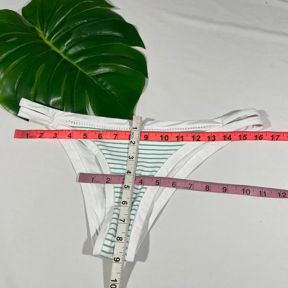 NEW Rhythm [ XL‎ ] Cheeky Stripes Sunkissed Itsy Bikini Bottom Green